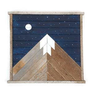 Mountain Mosaic Wall Hanging